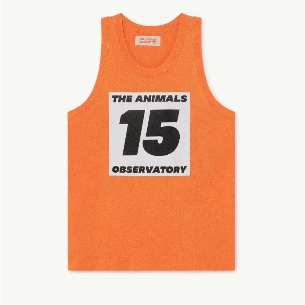 Animal observatory Orange 15 Tank Frog T-Shirt
Size 8